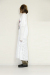 OKIRAKU　（オキラク） double sleeves lace skirt docking print t shirts BD60502-WHITE
