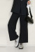 trois （トロア）　 NEW ダブルクロス ワイドイージーパンツ T261-87014-E