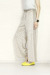 trois （トロア）　  マットストレッチサテンドットパンツ　T261-87004-A