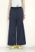 trois （トロア）　  マットストレッチサテンドットパンツ　T261-87004-C