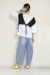 trois （トロア）　 8.5OZ デニムバレルパンツ　T261-87019-A