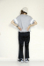 OKIRAKU　（オキラク） fringe t-shirt 　BD60403-Gray