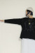 STOF（ストフ）  ONE LOVE EMBROI LS SAMUE TSHIRT 　SF26SS-25Ablack