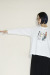WORLD ORDER SAMUE LS TSHIRT 　SF26SS-25Dwhite