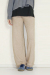 blanco 　裾フリンジニットパンツ　BL111324beige