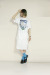 OKIRAKU　（オキラク）　shirt connected　onepiece　BF20503white