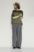Praia　(プライア) 　フラップドルマン半袖Tee　LEZ-2482khaki