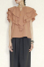Dignite collier　　フリルブラウス　TK-80243906-024
