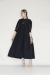 Kittle（キトル）　Sleeve lace tiered long one-piece　K241-67104-900