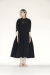 Kittle（キトル）　Sleeve lace tiered long one-piece　K241-67104-900