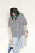 HCAE　　STRIPE PATTERN PILE SHIRT　E25S0035