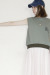 KHA:KI（カーキ） HEM BI-COLOR TOP　MIL25SCS3442