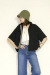 Praia　(プライア) 　ショートシャツ　LEQ-2584black