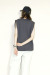 TRANOI. 　TORA キーネックVEST　240J202charcoal
