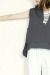 TRANOI. 　TORA キーネックVEST　240J202charcoal