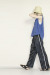 TRANOI. 　TORA キーネックVEST　240J202blue