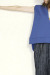 TRANOI. 　TORA キーネックVEST　240J202blue