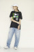 25SSROCKOFF-woodstock　Poster Uni Snow Wash T-shirt