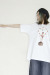 STOF（ストフ）  PIZZA OF LIFE TEE 　SF25AW-21Bwhite