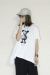 bedsidedrama  DIGNEY DOLL Flare T-Shirt  　BSD25AW-21Awhite