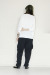 blanco　　刺繍ロゴニットカーディガン　BL000542