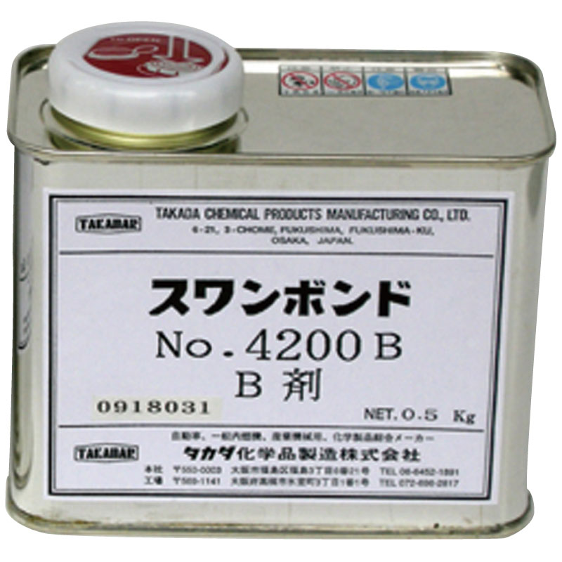 タカダ化学 スワンボンド ５分硬化型 (中粘度　B剤) / 4200B