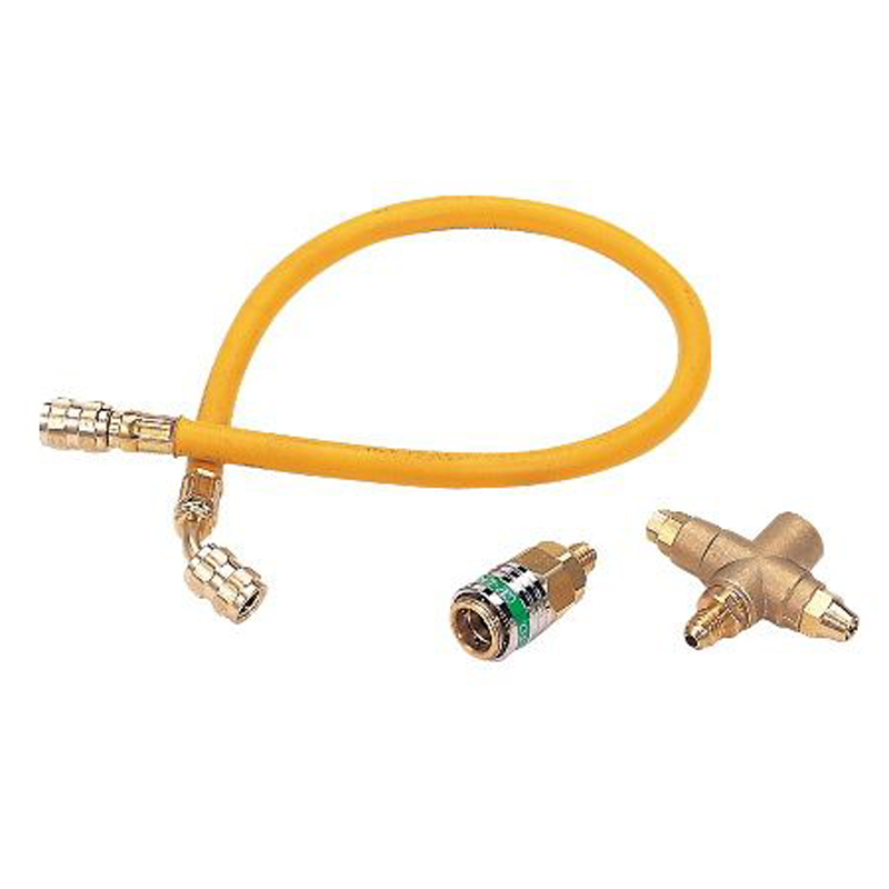 送料無料 134aオイル入りガス缶補充キット (低圧用) / デンゲン CP-OG-HK134