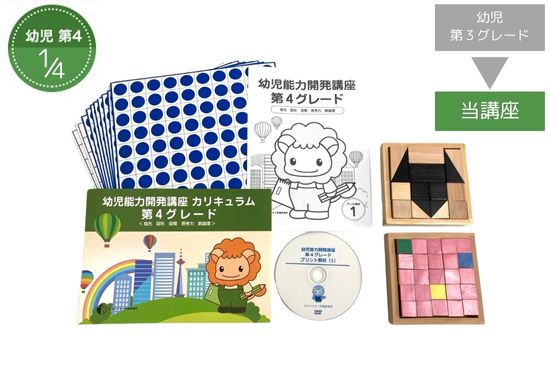 幼児能力開発講座・第4グレード分割STEP1