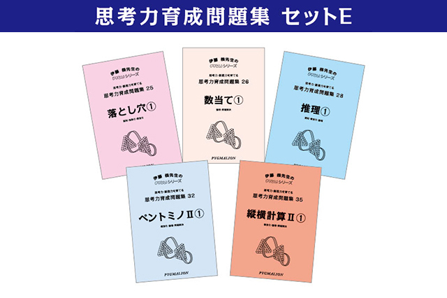 思考力パズル/思考力育成問題集セットE