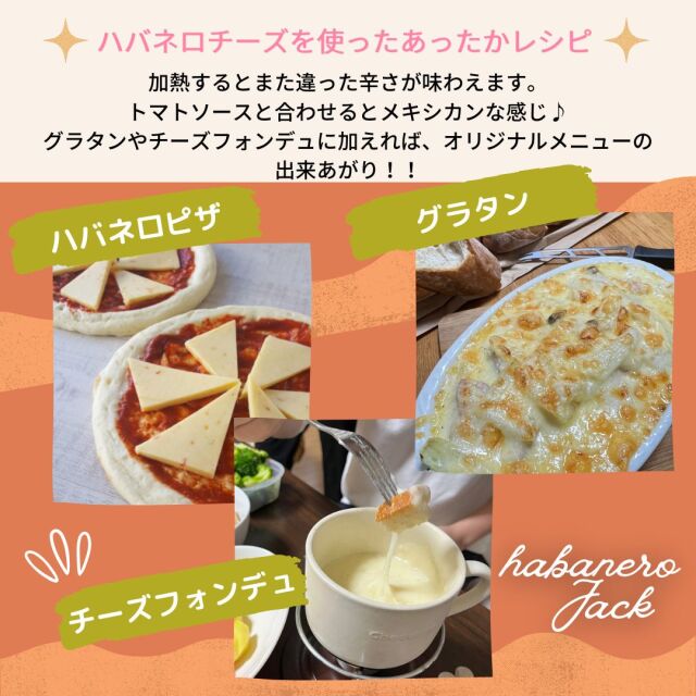 ハバネロジャック スライス 【チーズ専門店 キャトルフォイユ】