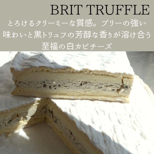 ブリートリュフ　トリュフ入り白カビチーズ