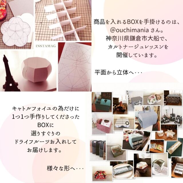 カルトナージュセット【ドライフルーツ） l チーズ専門店 キャトル