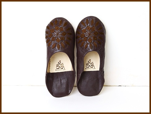 刺繍バブーシュメンズ