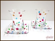 スクエアドット　チャイグラス