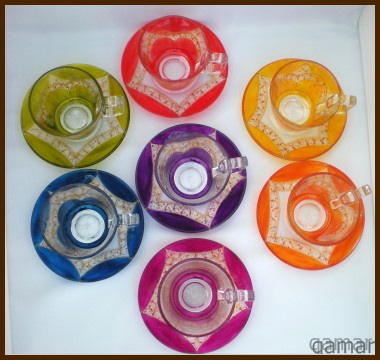 ルーザカップ＆ソーサー　スクエア