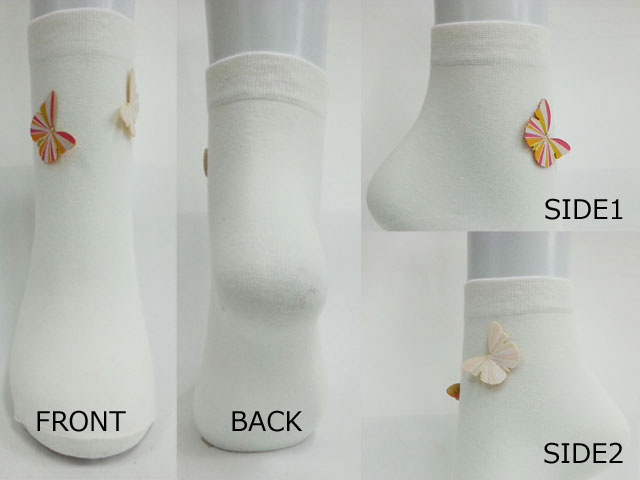 蝶々ソックス【アシンメトリー】
