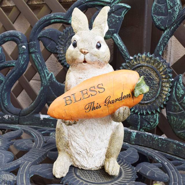 うさぎのガーデンファニチャー◆恵みに祝福あれ