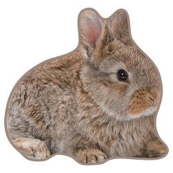 驚くほどリアル 今治製 リアルうさぎタオルハンカチ