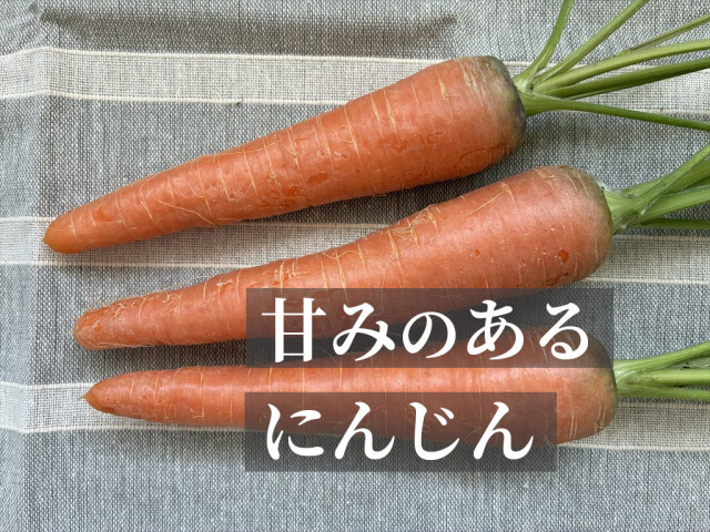 うさぎのおやつ 葉付きにんじん 農家直送