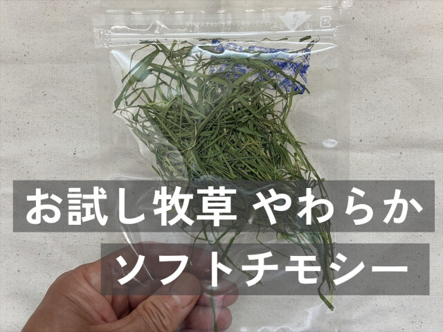 お試し牧草やわらかソフトチモシー