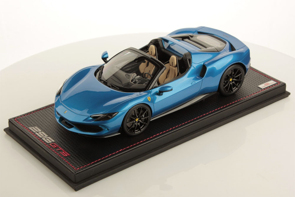 MR collection FE037A 1/18 Ferrari 296GTS Blu Corsa