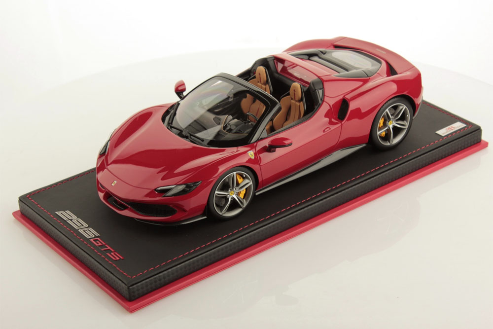 MR collection FE037C 1/18 Ferrari 296GTS New Rosso Corsa Met.