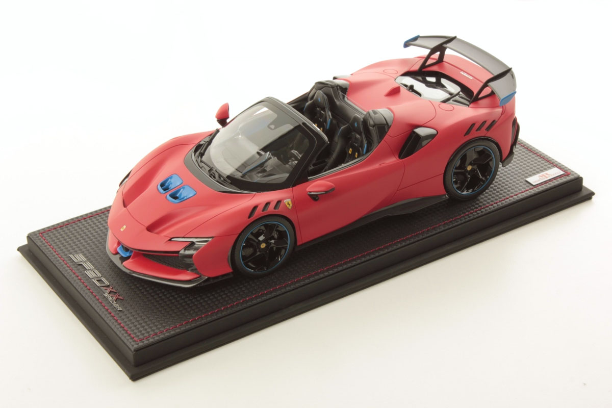 MR collection FE042SE1 1/18 Ferrari SF90 XX Spider Rosso Le Mans Matt Limited 99pcs