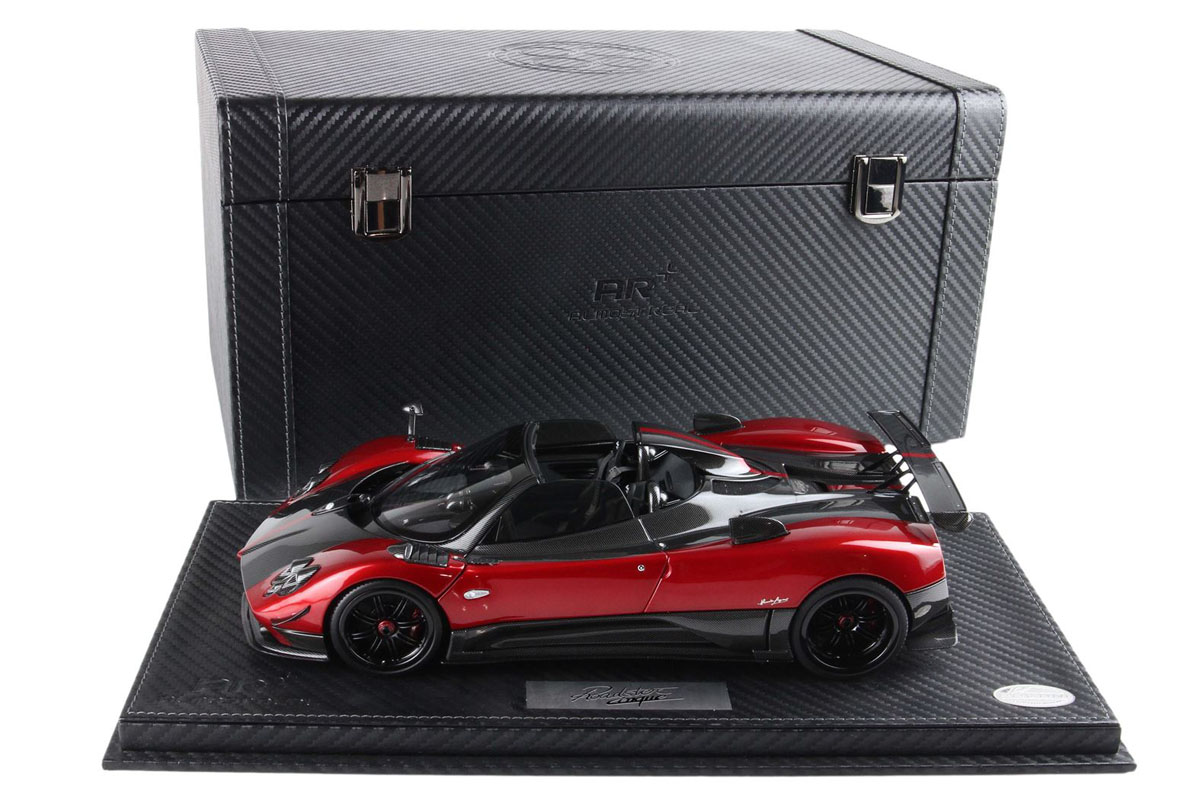 BBR - Almost Real 1/18 Pagani Zonda Cinque Roadster (Diecast full open) Rosso Dubai - SPECIAL PACK