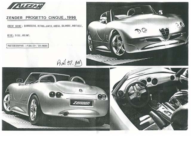 ALEZAN202 ZENDER Progetto CINQUE 1996