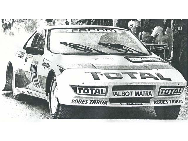ALEZAN216 マトラ Murena Rally Mille Pistes  Beltoise 81