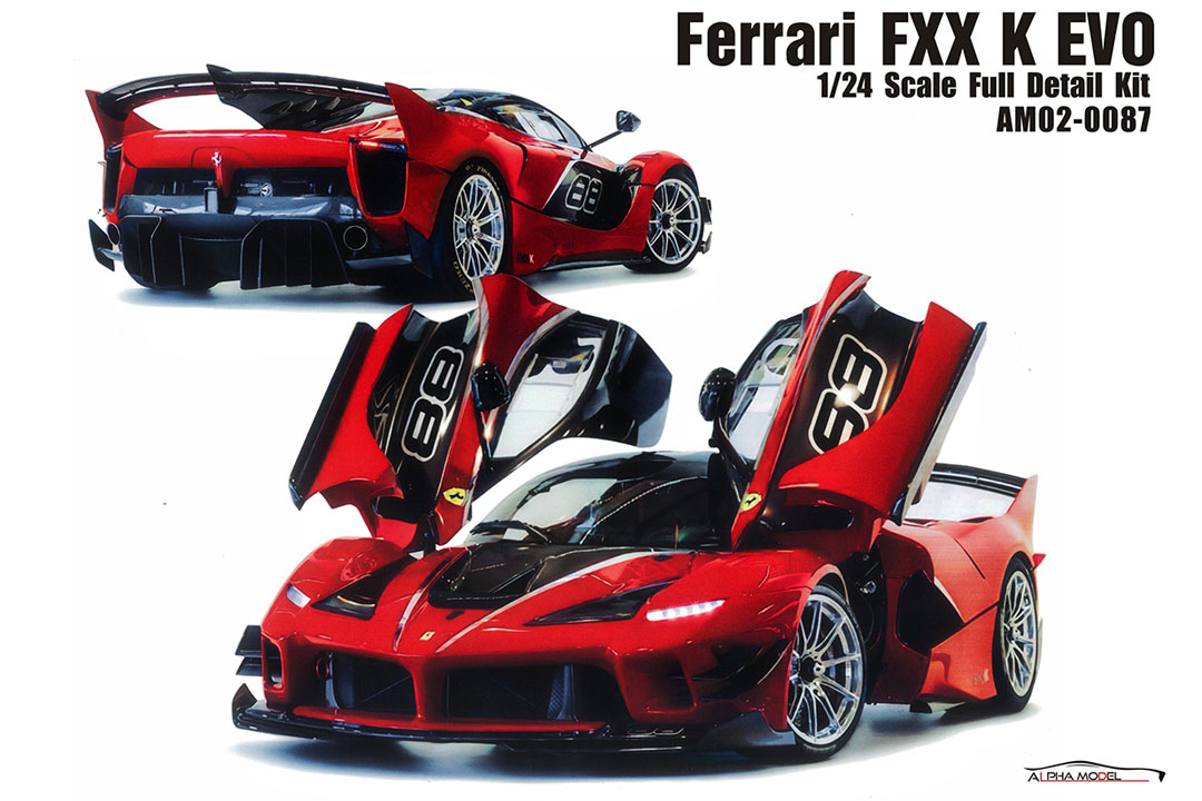 アシッドブラックチェリー ファガッセン VANINY 2 予約商品 ** ALPHA Model 1/24キット AM02-0087 Ferrari FXX K