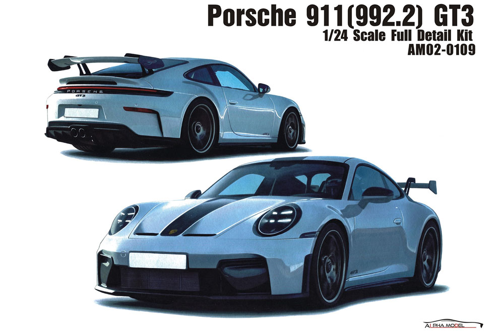 ** 予約商品 **  ALPHA Model 1/24キット AM02-0109 Porsche 911 (992.2) GT3