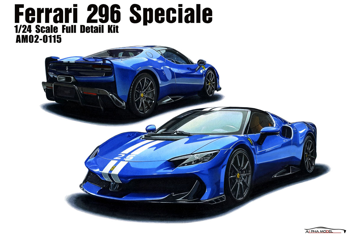 ** 予約商品 ** ALPHA Model 1/24キット AM02-0115 Ferrari 296 Speciale