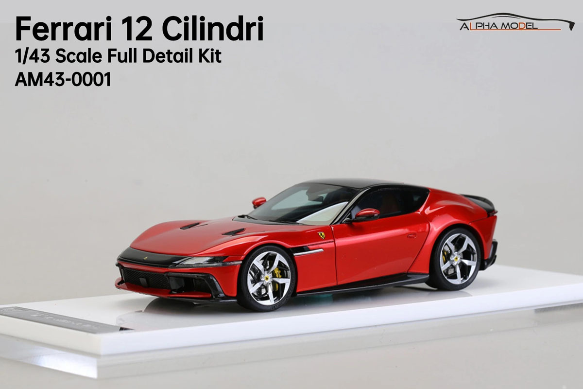 ** 予約商品 ** Alpha Model 1/43キット AM43-0001 Ferrari 12 Cilindri